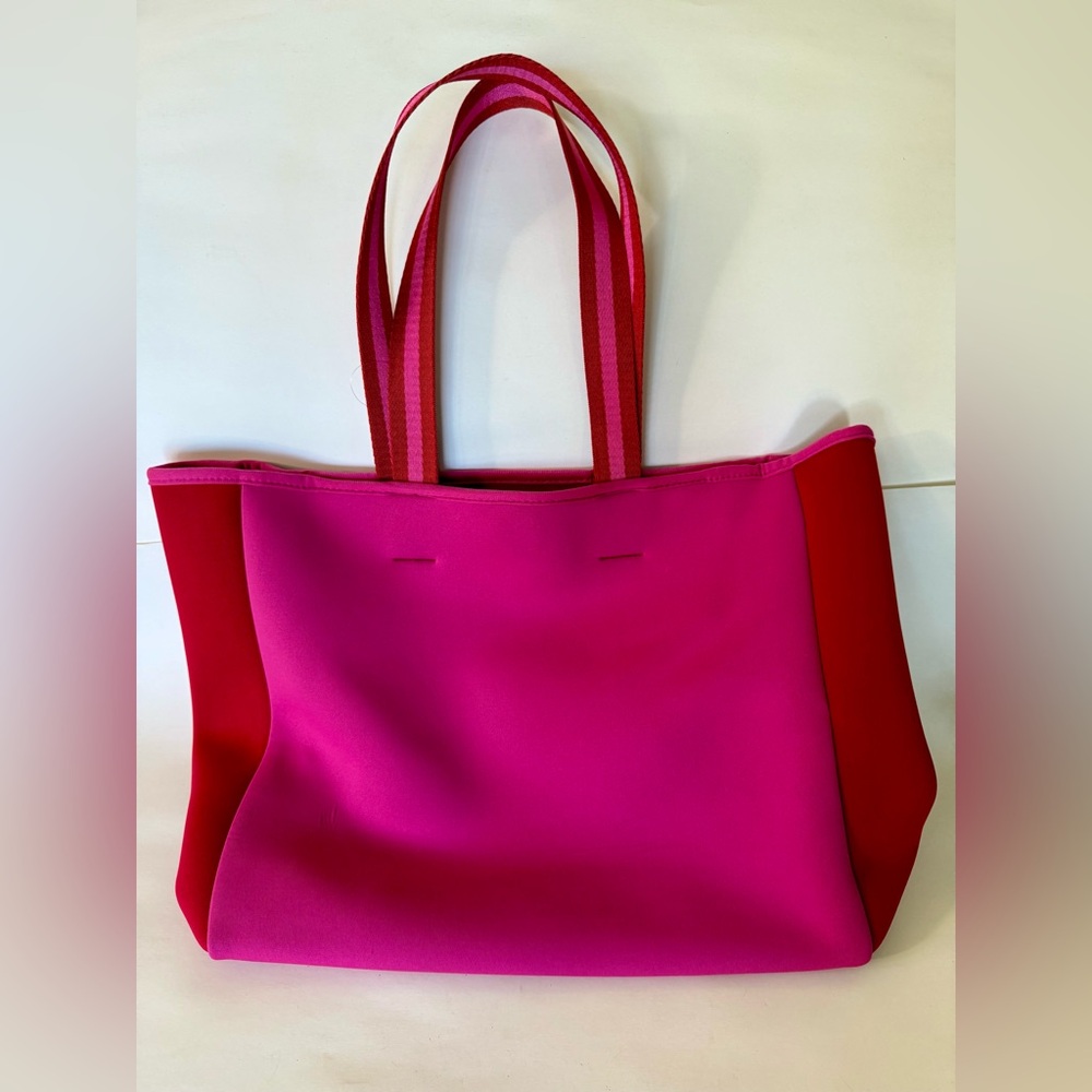 Summersalt Bold Pink and Red Tote